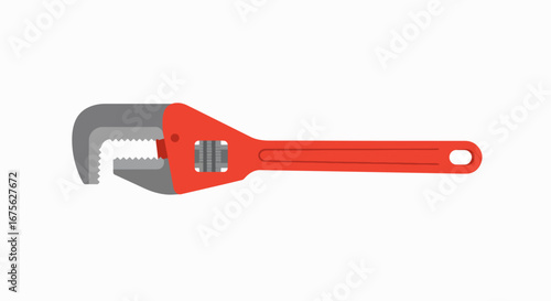 Adjustable wrench, a versatile tool for gripping and turning nuts and bolts.