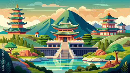 Historic Gyeongju, South Korea
Graceful pavilions, ancient tombs, and sacred temples lie within gentle hills, creating a harmonious cultural landscape that reflects Korea’s spiritual legacy and archit