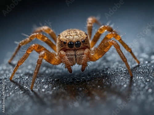 Wallpaper Mural Macro Shot of Spider Silk Production Showing Protein Fibers Torontodigital.ca