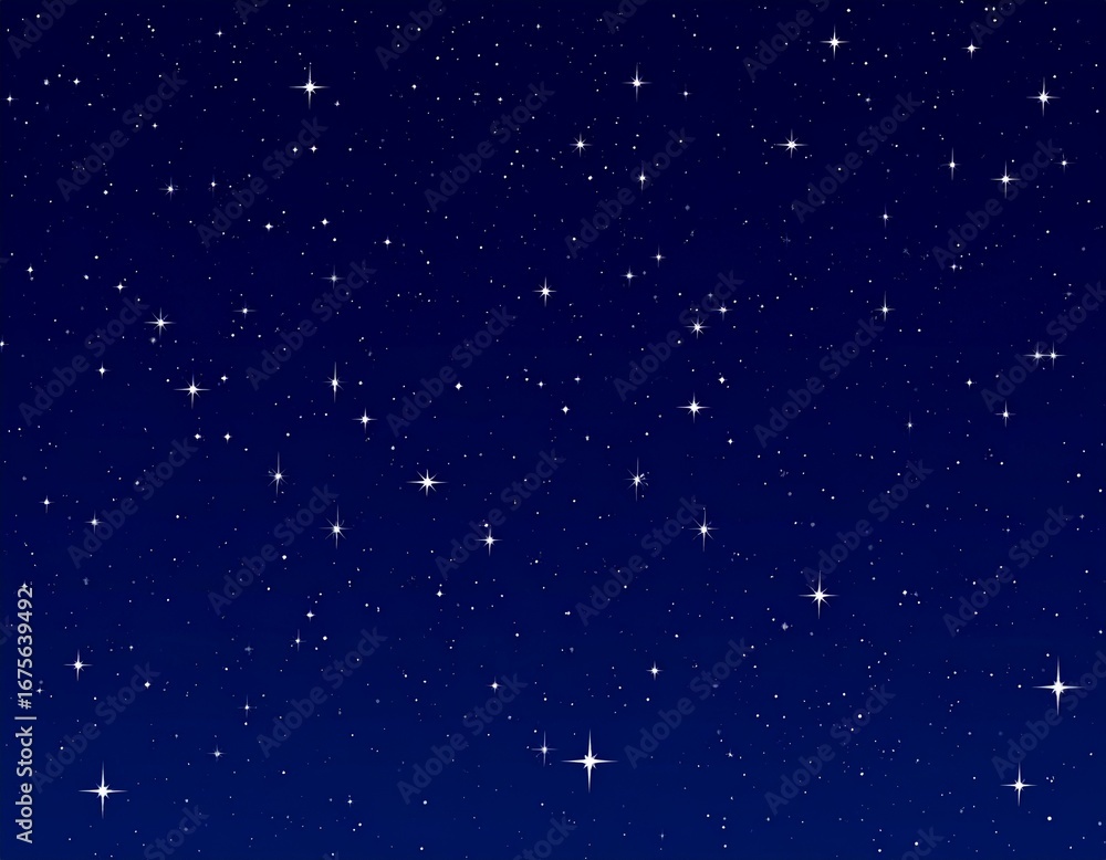 Fototapeta premium Starry Night Sky Background