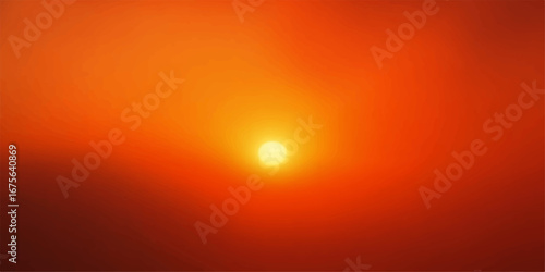 An abstract orange background with glowing sun rays creates a warm and fiery design, bursting with energy like a bright sunset
