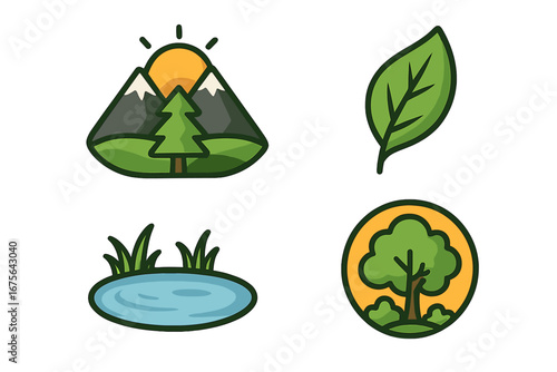 Tailor sewing floral logo design, vector cartoon illustration with transparent background, elegant tailor tools, needle and thread, stitching creativity, modern linear style, craft and fashion emblem