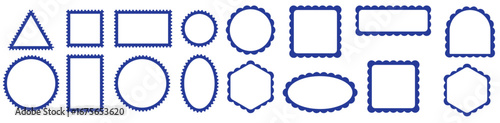 Jagged edge frame different geometry set