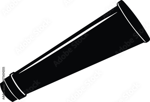toothpaste tube silhouette vector illustration