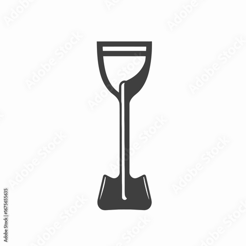 Minimalist beauty tool design of eyelash curler cosmetic product silhouette