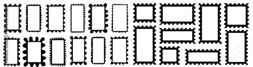 Jagged edge frame different geometry set