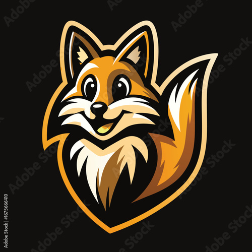 Cute fox mascot