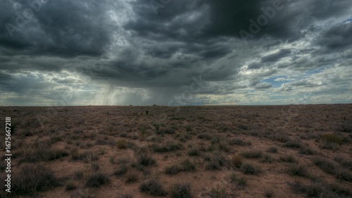 Rain Storm Over the New Mexico Desert Plains 2