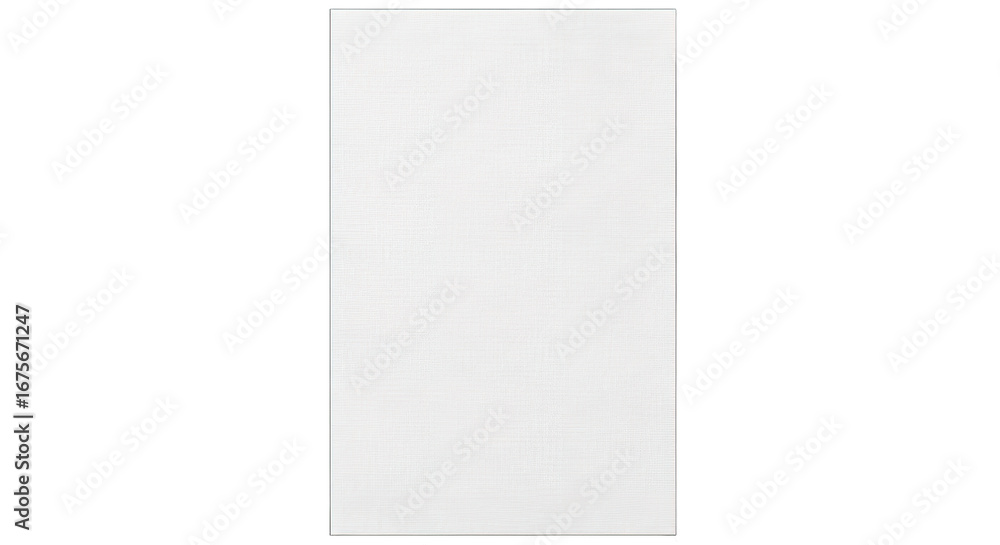 Fototapeta premium Blank White Canvas Texture Background Image