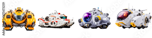 Futuristic Underwater Vehicles for Exploration and Research in Deep Ocean Environments and Marine Science