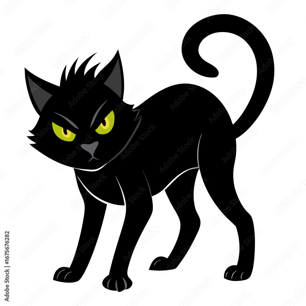 Fototapeta premium black cat