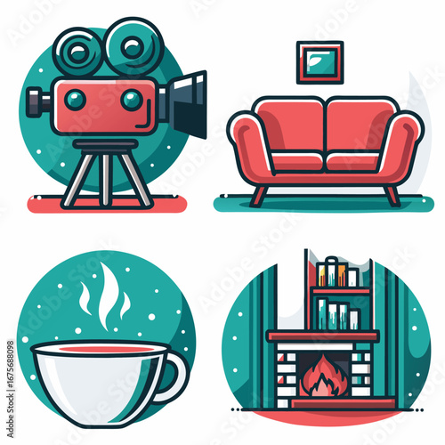 Cozy icon set