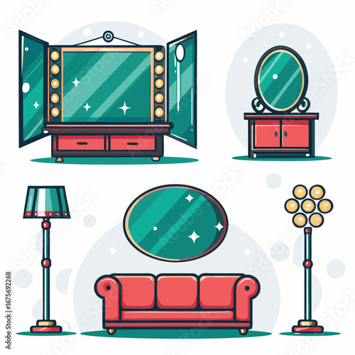 Cartoon room interior (1)