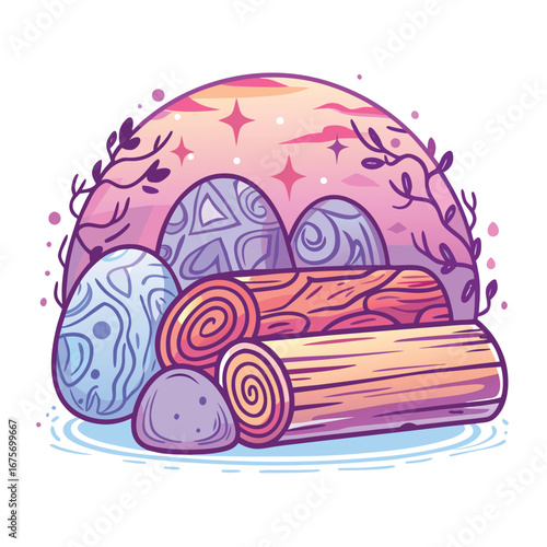 Fantasy Log Pile