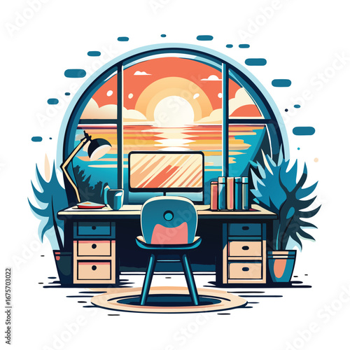 Coastal view office