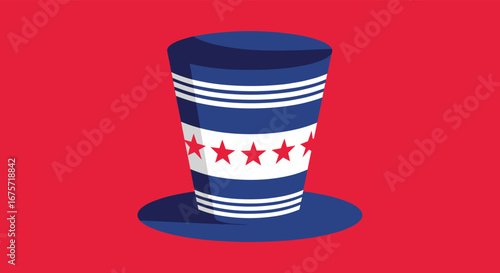 Iconic american uncle sam top hat patriotic symbolism and national identity celebrated vividly