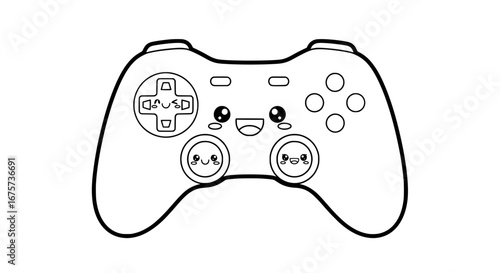 Game controller with transparent background