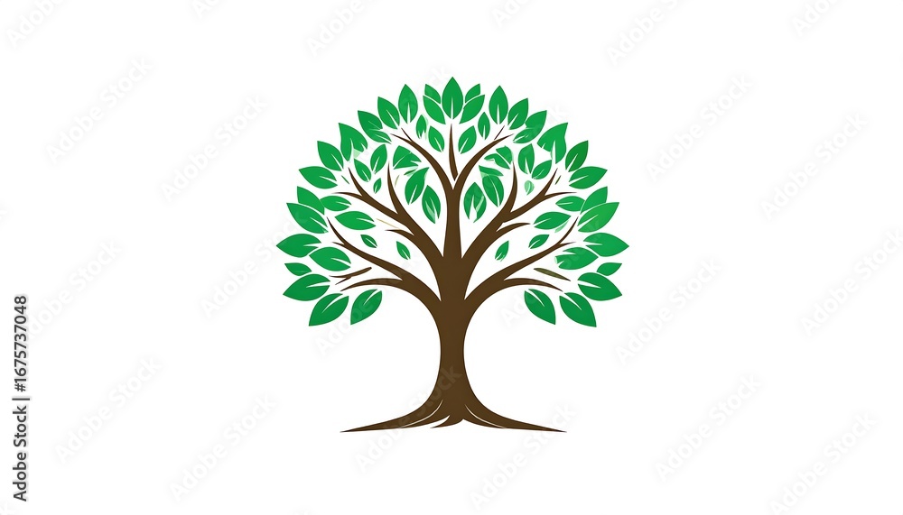 Obraz premium Stylized tree graphic