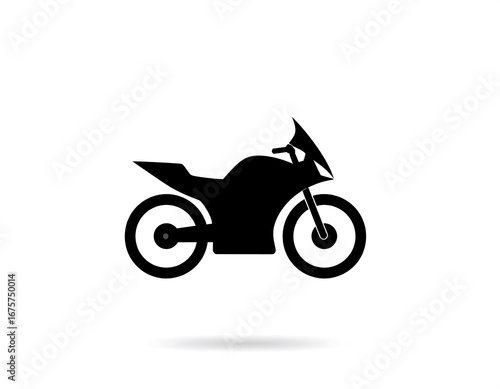 Silhouette of a motorcycle (2)