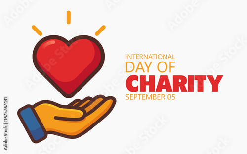 Vector graphic of International Day of Charity ideal for International Day of Charity celebration.
