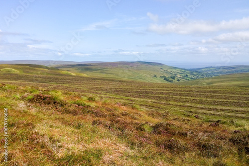 Aghan Mountain in the Antrim Hills, County Antrim, Northern Ireland 