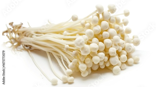 Needle Mushroom: Slender White Fungi with Tender Texture, Ideal for Stir-Fries, Soups & Hot Pots – Fresh/Edible Mushroom for Home Cooking & Restaurant Dishes