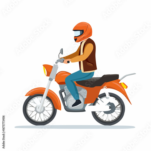 man on motorcycle