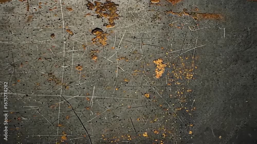 Textured metal surface with rust and scratches