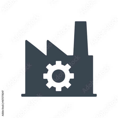 Industrial Factory Gear Icon