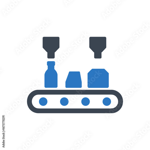 Automated Production Conveyor Icon
