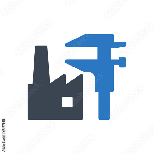 Factory Quality Control Icon
