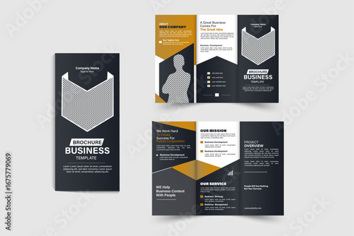 layout template for company profile ,annual report , brochures, trifold, leaflet, magazine, book with cover page design.
