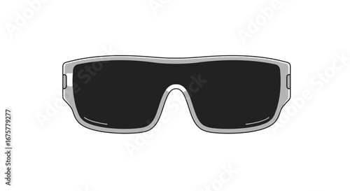 Stylish eyewear fashion shades sun protection accessory modern design eyewear trendy shades for summer on transparent background