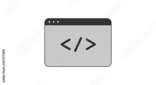 Coding development website programming software technology computer application digital design on transparent background