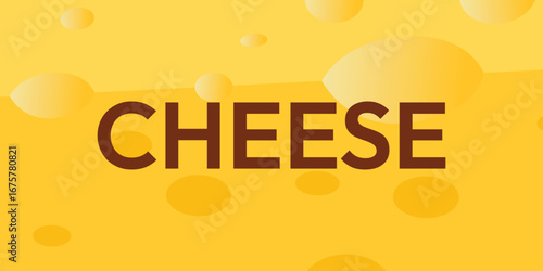 Cheese background texture. Yellow color. Cheese pattern
