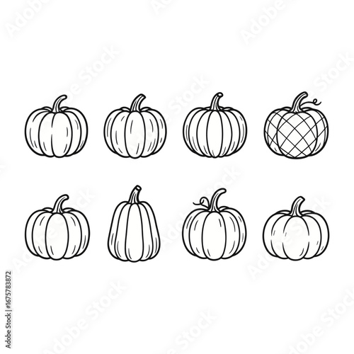 Pattern Pumpkin Icons