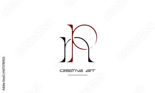 NP, PN, N, P abstract letters logo monogram