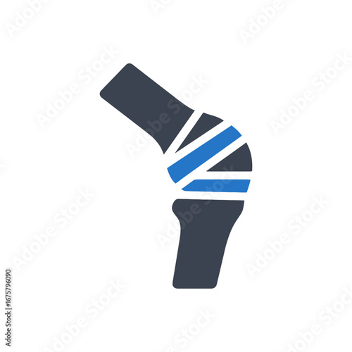 Knee Injury Bandage icon