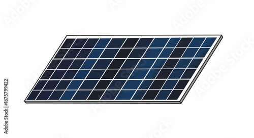 Solar panel energy renewable power photovoltaic cell electricity clean technology sustainability innovation on transparent background