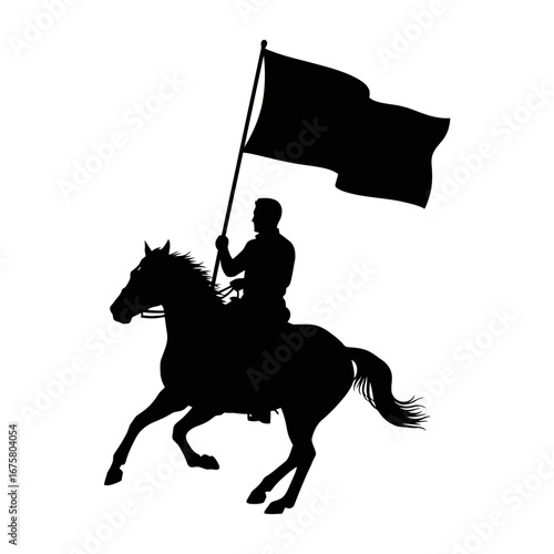 horse rider silhouette