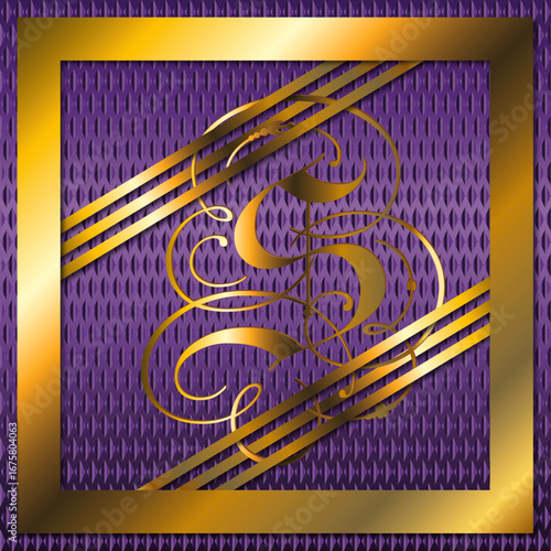 Gold Rahmen S