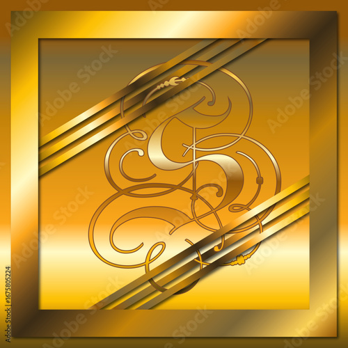 Gold Rahmen S