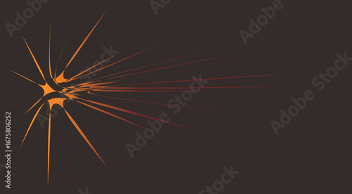 sparkler on black background