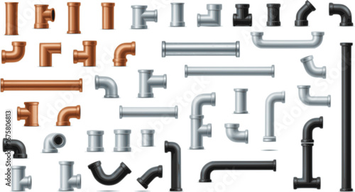 set of Tow truck, Car towing vector icon set isolated on white. Car evacuation sign. Transparent background PNG, cutout	
