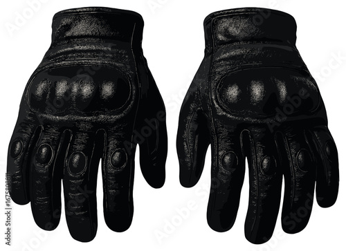 Motorcycle gear 3d icon set. featuring gloves, knee pads, helmet, jacket, and goggles