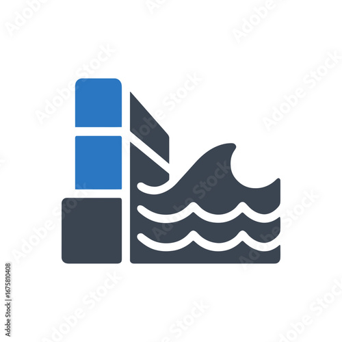 Water Dam Flow icon