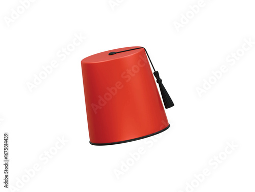 fez hat icon 3d illustration render