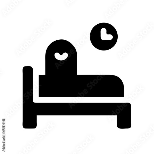 Bed Ghost Icon Set | Haunted Sleep Nightmare Spooky Shadow Horror Design Collection