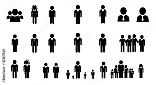 Illustrative representation of human resources team showcasing leadership diversity