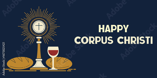 Corpus Christi Illustration Vector Design